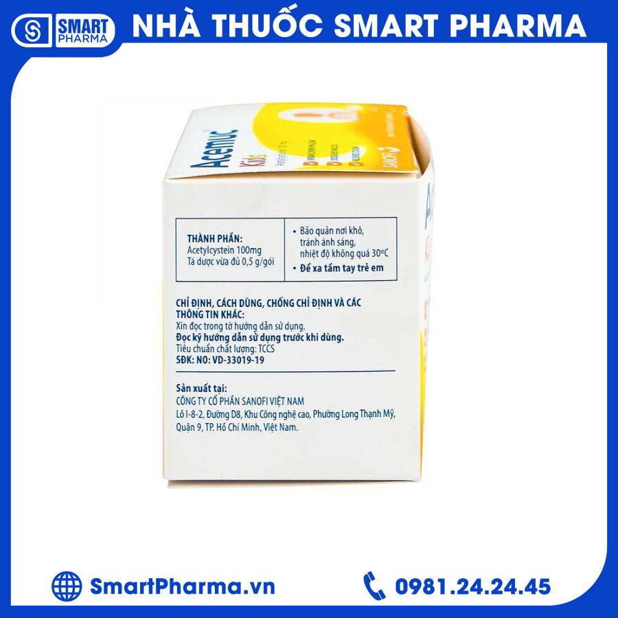 Acemuc 100mg 1 Smart Pharma - Acemuc 100mg 1