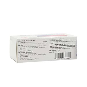 Smart Pharma - Thuốc Acetazolamid 250mg Pharmedic điều trị glôcôm và động kinh nhẹ (10 vỉ x 10 viên) 1 Smart Pharma - Acetazolamid 2