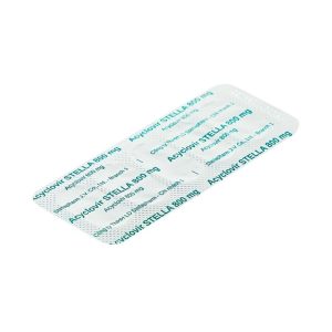 Smart Pharma - Thuốc Acyclovir Stella 800mg điều trị nhiễm Herpes simplex, Herpes zoster, thủy đậu (7 vỉ x 5 viên) 1 Smart Pharma - Acyclovir 800mg 1