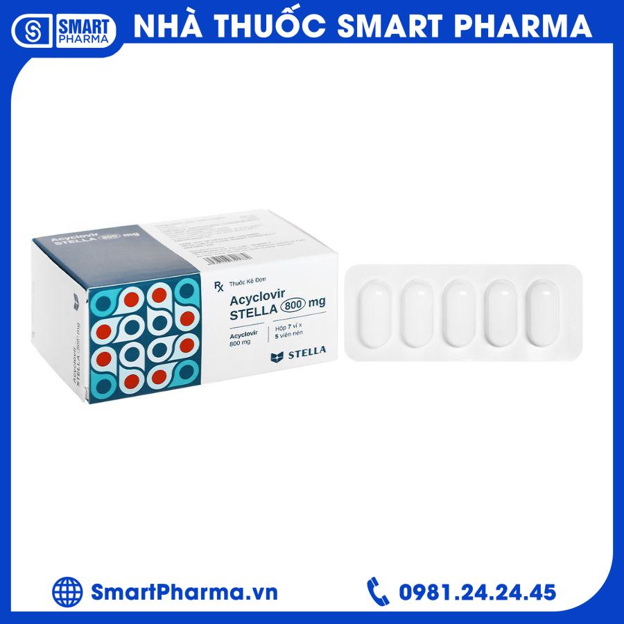 Acyclovir 800mg Smart Pharma - Acyclovir 800mg