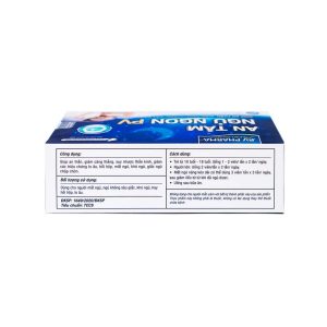 Smart Pharma - Viên uống An Tâm Ngủ Ngon PV Pharma giúp an thần, giảm căng thẳng (5 vỉ x 10 viên) 2 Smart Pharma - An Tam Ngu Ngon1