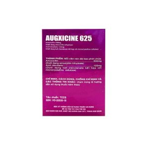 Smart Pharma - Thuốc Augxicine 625 điều trị nhiễm khuẩn (4 vỉ x 7 viên) 2 Smart Pharma - Augxicine 625 1