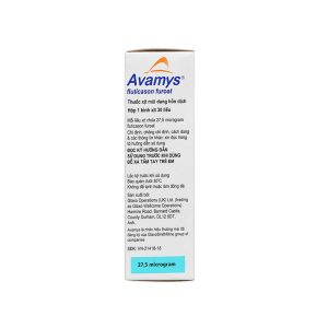 Smart Pharma - Thuốc xịt mũi Avamys 27.5mcg GSK điều trị chảy nước mũi, xung huyết mũi (30 liều xịt) 1 Smart Pharma - Avamys Xit 30 Lieu 1
