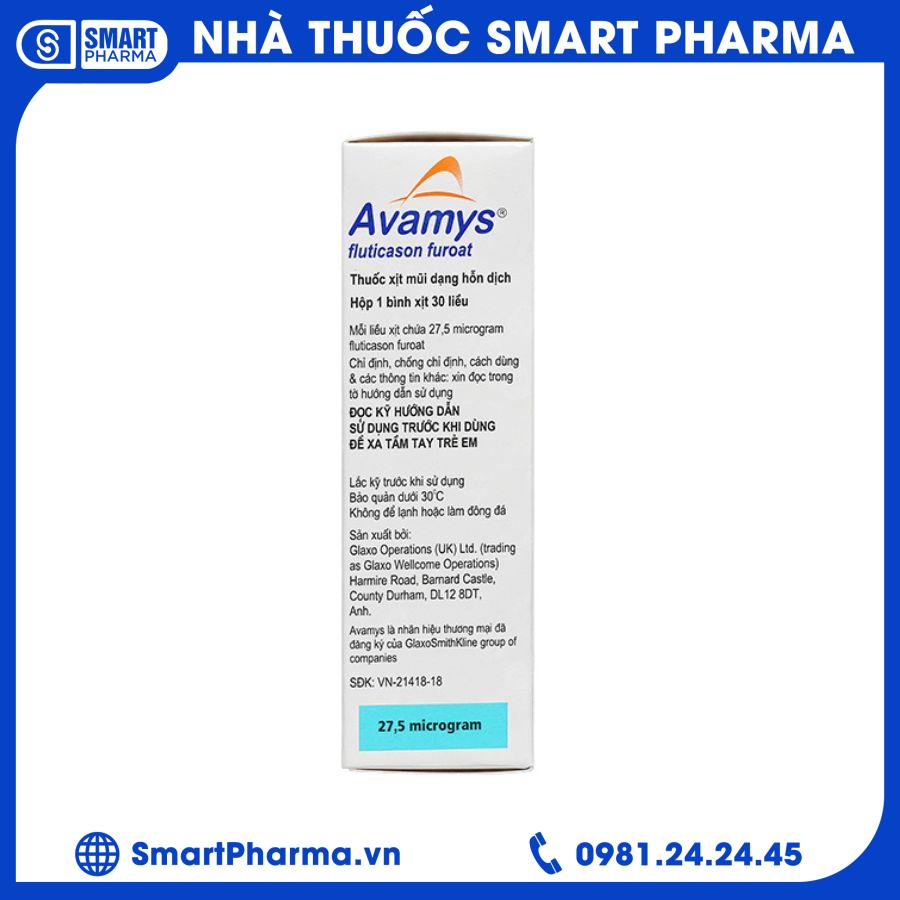Avamys Xịt (30 Liều) 1 Smart Pharma - Avamys Xit 30 Lieu 1