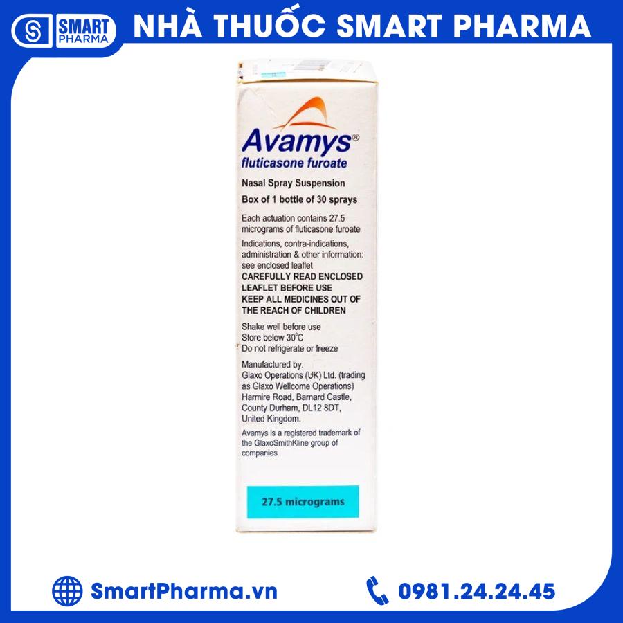 Avamys Xịt (30 Liều) 2 Smart Pharma - Avamys Xit 30 Lieu 2