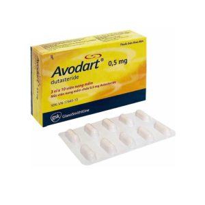 Smart Pharma - Thuốc Avodart 0.5mg GSK điều trị tăng sản lành tính tuyến tiền liệt (3 vỉ x 10 viên) 1 Smart Pharma - Avodart 1