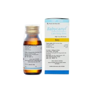 Smart Pharma - Siro Babycanyl Hataphar điều trị ho do hen phế quản, viêm phế quản (60ml) 1 Smart Pharma - Babycanyl 60ml. 1