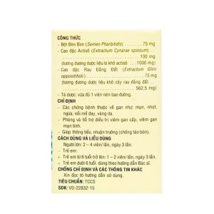 Smart Pharma - Thuốc lợi gan mật Bar điều trị các bệnh về gan (60 viên) 1 Smart Pharma - Bar 2