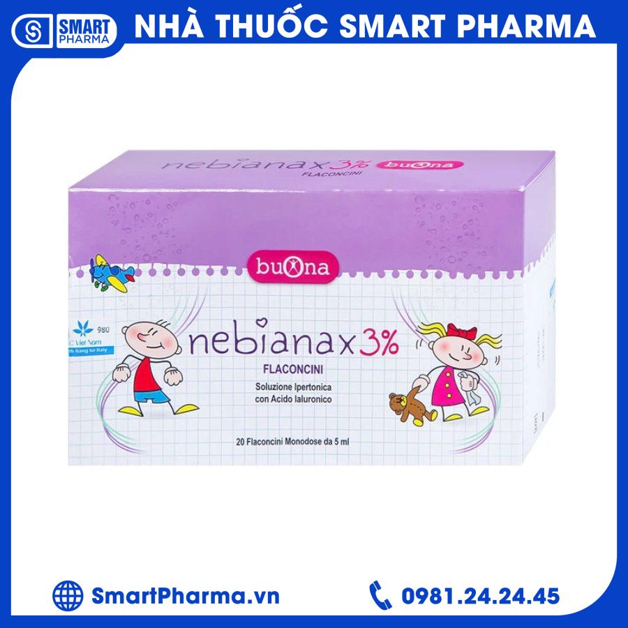 Buona Nebianax 3% Dung dịch muối ưu trương nhỏ mũi Buona Nebianax 3%