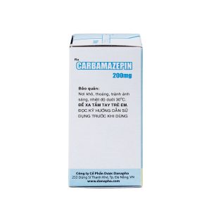 Smart Pharma - Thuốc Carbamazepin 200mg điều trị bệnh động kinh, giảm đau dây thần kinh (100 viên) 1 Smart Pharma - Carbamazepin16