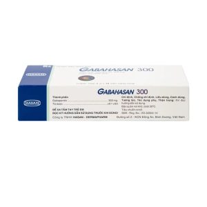 Smart Pharma - Thuốc Gabahasan 300 Hasan điều trị hỗ trợ trong động kinh cục bộ, đau viêm dây thần kinh ngoại biên (3 vỉ x 10 viên) 1 Smart Pharma - Gabahasan 300mg 1