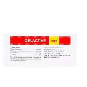 Smart Pharma - Hỗn dịch uống Gelactive Fort làm dịu các triệu chứng trong rối loạn tiêu hóa (30 gói x 10ml) 1 Smart Pharma - Gelactive Fort 2