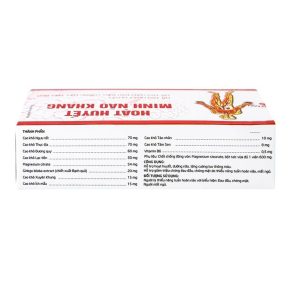 Smart Pharma - Viên uống Hoạt Huyết Minh Não Khang hỗ trợ hoạt huyết, giảm đau đầu, chóng mặt, mất ngủ (3 vỉ x 10 viên) 2 Smart Pharma - Hoat Huyet Minh Nao Khang 2