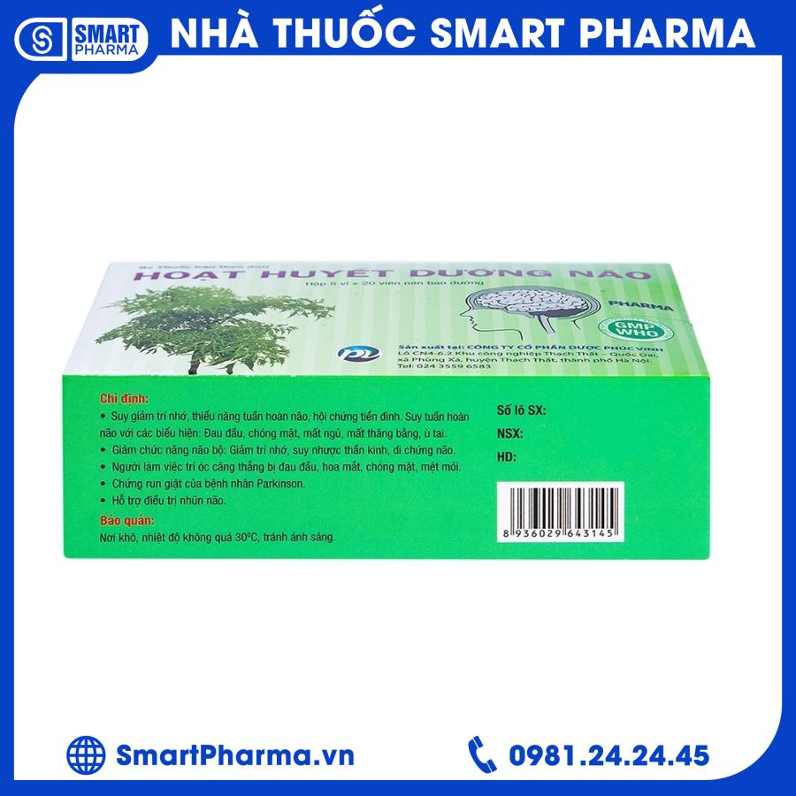 Hoạt huyết dưỡng não (2) Smart Pharma - Hoat huyet duong nao 2
