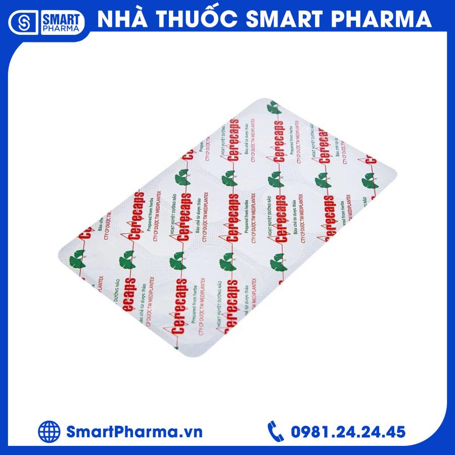 Hoạt huyết dưỡng não Cerecaps2 Smart Pharma - Hoat huyet duong nao Cerecaps2