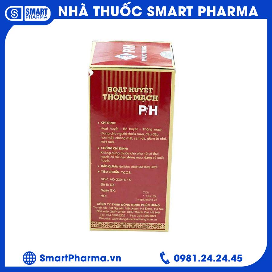 Hoạt huyết thông mạch Phúc Hưng 250ml 1 Smart Pharma - Hoat huyet thong mach Phuc Hung 250ml 1