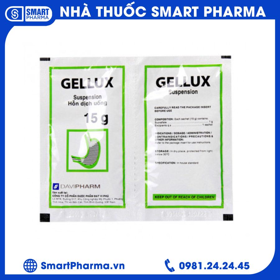 Hỗn dịch uống Gellux 1g2 Smart Pharma - Hon dich uong Gellux 1g2