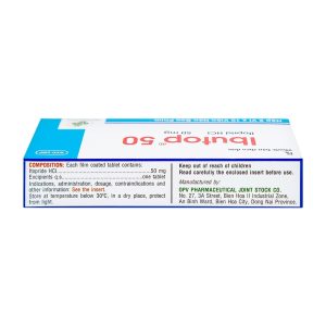 Smart Pharma - Thuốc Ibutop 50 điều trị viêm dạ dày, chướng bụng, đau bụng, chán ăn, ợ nóng (2 vỉ x 10 viên) 1 Smart Pharma - Ibutop 2