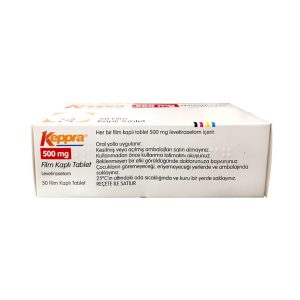 Smart Pharma - Viên nén Keppra 500mg điều trị các cơn động kinh cục bộ (6 vỉ x 10 viên) 1 Smart Pharma - Keppra 500mg 2
