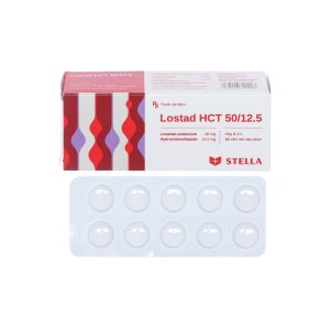 Smart Pharma - Thuốc Lostad HCT 50/12.5 Stella điều trị tăng huyết áp, giảm nguy cơ đột quỵ (3 vỉ x 10 viên) 1 Smart Pharma - Lostad HCT 5012.5mg 1