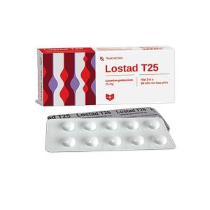 Smart Pharma - Thuốc Lostad T25 25mg Stella điều trị tăng huyết áp (3 vỉ x 10 viên) 1 Smart Pharma - Lostad T25 1