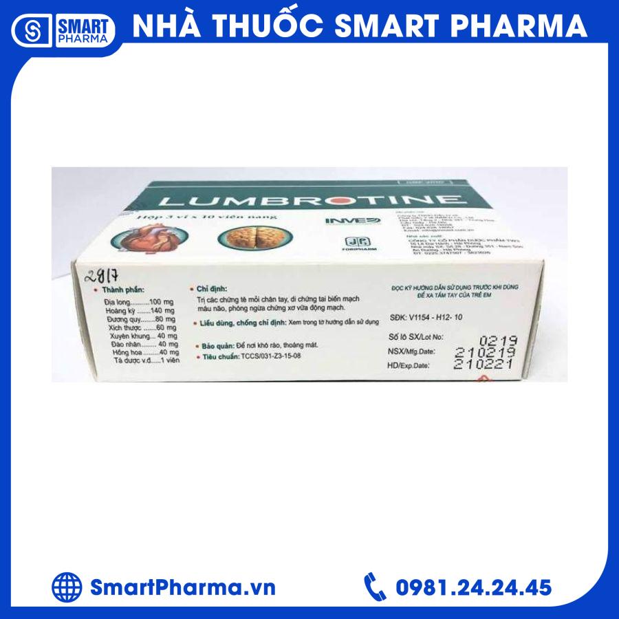 Lumbrotine 1 Smart Pharma - Lumbrotine 1