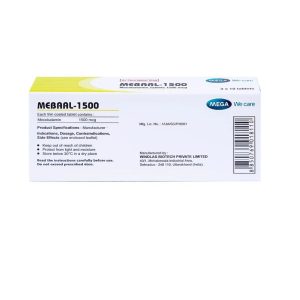 Smart Pharma - Viên nén Mebaal-1500 MEGA We Care điều trị các bệnh lý thần kinh ngoại biên (3 vỉ x 10 viên) 2 Smart Pharma - Mebaal 1500 2