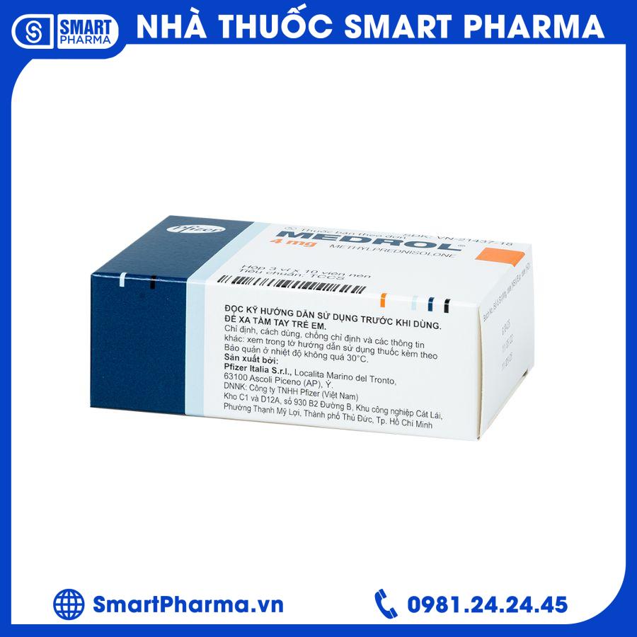 Medrol 4mg 1 Smart Pharma - Medrol 4mg 1