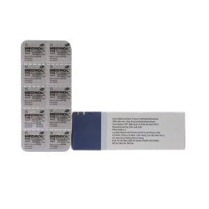 Smart Pharma - Thuốc Medrol 4mg Pfizer kháng viêm, điều trị rối loạn nội tiết, viêm tuyến giáp (3 vỉ x 10 viên) 1 Smart Pharma - Medrol 4mg 2