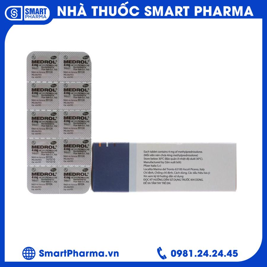 Medrol 4mg 2 Smart Pharma - Medrol 4mg 2