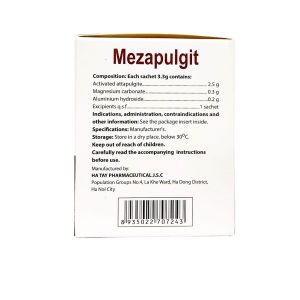 Smart Pharma - Thuốc bột uống Mezapulgit điều trị viêm loét dạ dày tá tràng (30 gói x 3.3g) 1 Smart Pharma - Mezapulgit 2