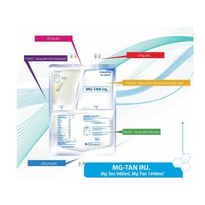 Smart Pharma - Dịch truyền MG-Tan 960ml cung cấp nước, chất điện giải, acid amin và calo 1 Smart Pharma - Mg tan 9601