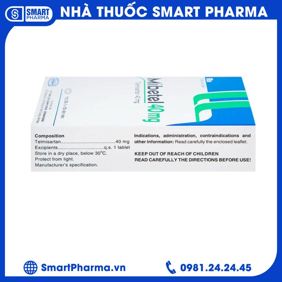 Mibetel 40mg 1 Smart Pharma - Mibetel 40mg 1