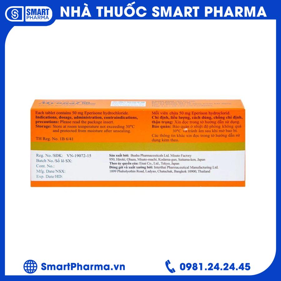 Myonal 50mg1 Smart Pharma - Myonal 50mg1
