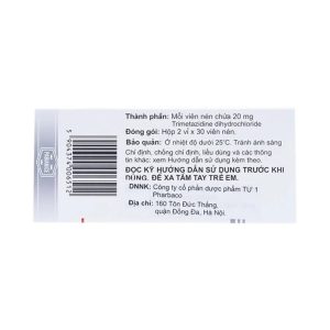 Smart Pharma - Thuốc Metazydyna 20mg Polpharma điều trị đau thắt ngực (2 vỉ x 30 viên) 2 Smart Pharma - NT SMART PHARMA 2026 09 07T164114.823