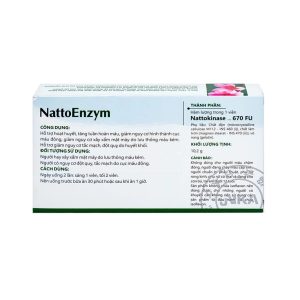 Smart Pharma - Viên uống NattoEnzym DHG hỗ trợ hoạt huyết, tăng tuần hoàn máu (3 vỉ x 10 viên) 1 Smart Pharma - NattoEnzym DHG3
