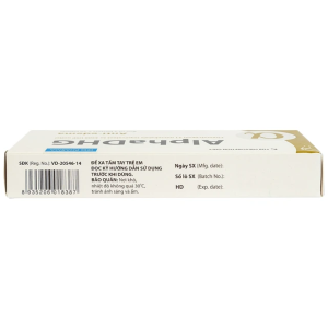 Smart Pharma - Thuốc AlphaDHG DHG Pharma điều trị phù nề sau chấn thương, phẫu thuật, bỏng (2 vỉ x 10 viên) 2 Smart Pharma - Nha thuoc Smart Pharma 11