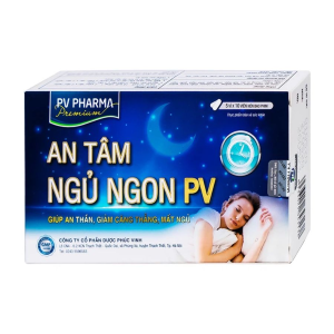 Viên uống An Tâm Ngủ Ngon Phúc Vinh giúp an thần, giảm căng thẳng (5 vỉ x 10 viên)