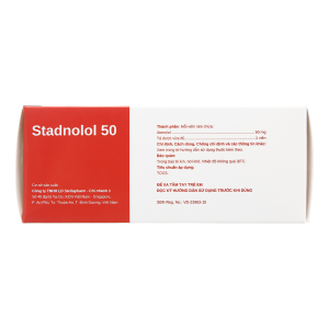 Smart Pharma - Thuốc Stadnolol 50mg STELLA điều trị tăng huyết áp, đau thắt ngực mạn tính ổn định (10 vỉ x 10 viên) 2 Smart Pharma - Nha thuoc Smart Pharma 2026 10 21T091556.198