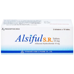 Smart Pharma - Thuốc Alsiful S.R 10mg Standard điều trị phì đại lành tính tuyến tiền liệt (3 vỉ x 10 viên) 1 Smart Pharma - Nha thuoc Smart Pharma 27