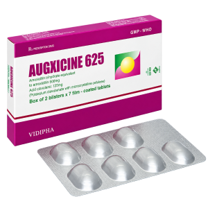 Smart Pharma - Thuốc Augxicine 625 Vidipha điều trị nhiễm khuẩn (2 vỉ x 7 viên) 2 Smart Pharma - Nha thuoc Smart Pharma 28