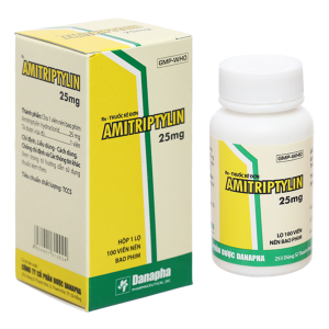 Thuốc Amitriptylin 25mg Danapha điều trị trầm cảm (100 viên)