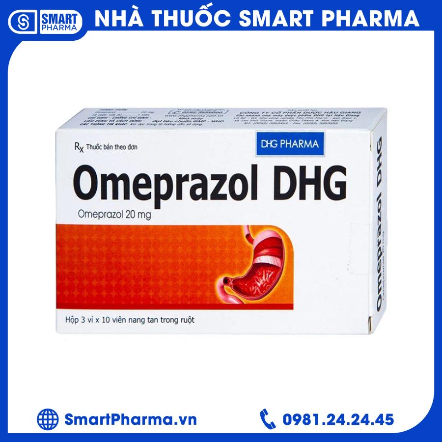 Viên nang Omeprazol DHG 20mg Viên nang Omeprazol DHG 20mg