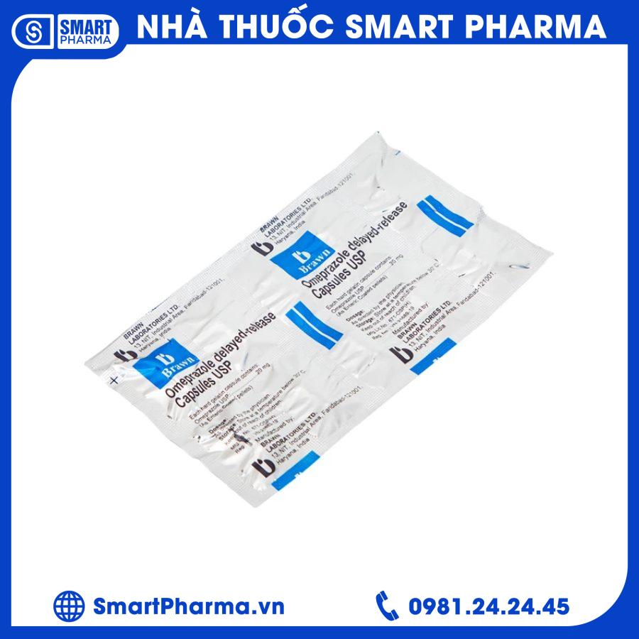 Omeprazole Delayed Release Brawn1 Smart Pharma - Omeprazole Delayed Release Brawn1