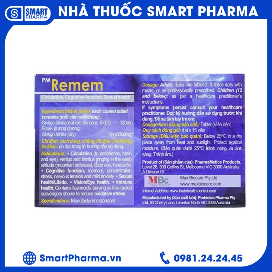 PM Remem (2) Smart Pharma - PM Remem 2