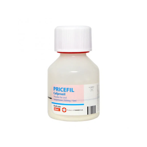 Smart Pharma - Bột pha hỗn dịch uống Pricefil 250mg/5ml Vianex điều trị nhiễm khuẩn đường hô hấp (30ml) 1 Bột pha hỗn dịch uống Pricefil 250mg/5ml