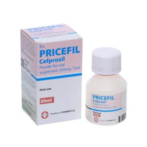 Bột pha hỗn dịch uống Pricefil 250mg/5ml