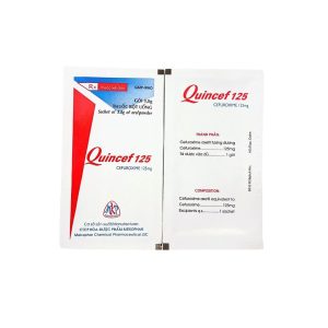 Smart Pharma - Thuốc bột uống Quincef 125 Mekophar điều trị nhiễm khuẩn đường hô hấp trên (10 gói x 3.8g) 2 Smart Pharma - Quincef 125mg 2