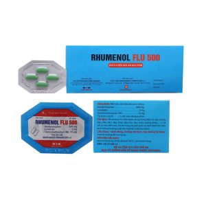 Smart Pharma - Thuốc Rhumenol Flu 500 Medipharco điều trị đau đầu, sốt từ nhẹ đến vừa (25 vỉ x 4 viên) 1 Smart Pharma - Rhumenol Flu 1