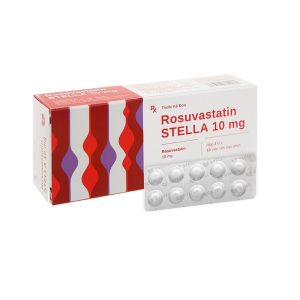Smart Pharma - Thuốc Rosuvastatin Stella 10mg điều trị tăng cholesterol máu (3 vỉ x 10 viên) 1 Smart Pharma - Rosuvastatin 10mg 1